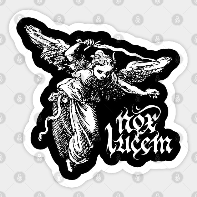 Battle Angel (Night Variant) Sticker by Nate Hillyer